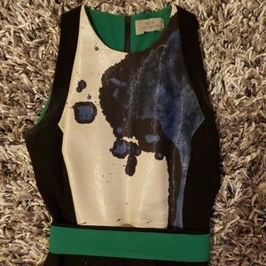 Preen Dress with front face art